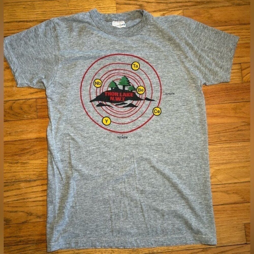 80s Thor Lake Mine Northwest Territories Tee Large/Medium